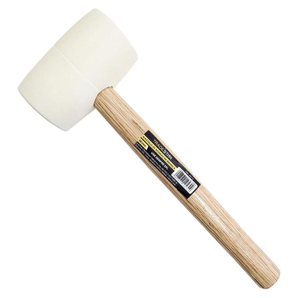 Martelo De Borracha Assentar Piso Geral 60Mm - Branco