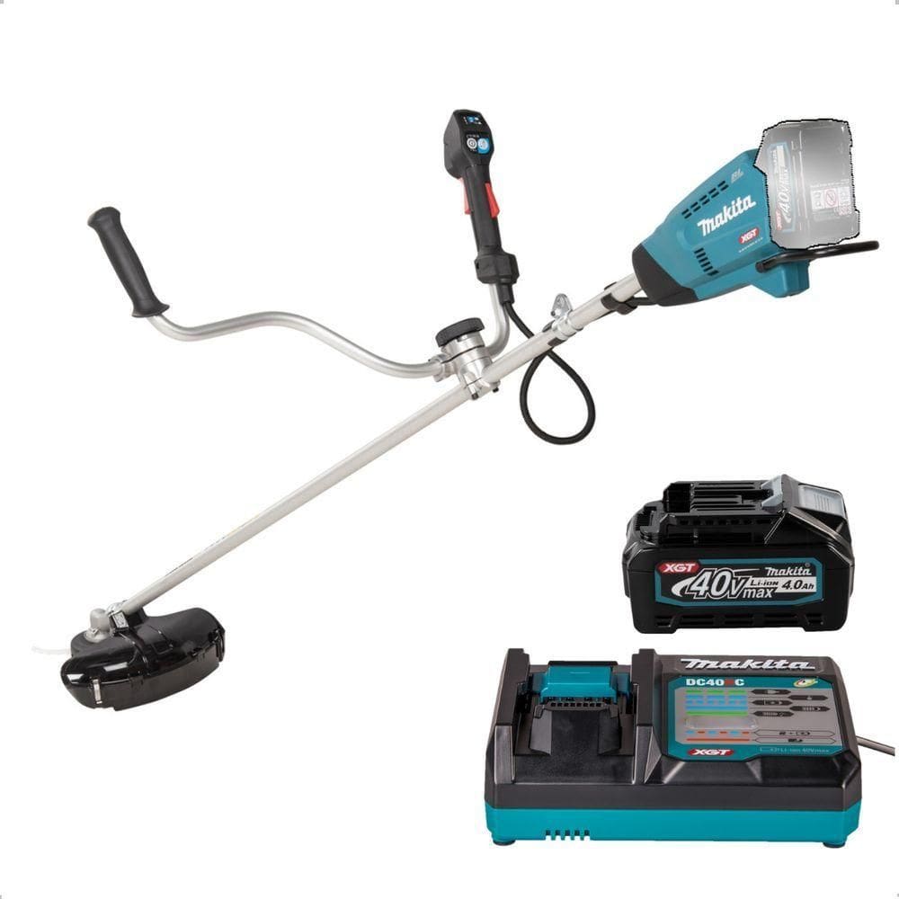 Roçadeira De Grama A Bateria 40v Guidão Makita Ur016gm101 220V
