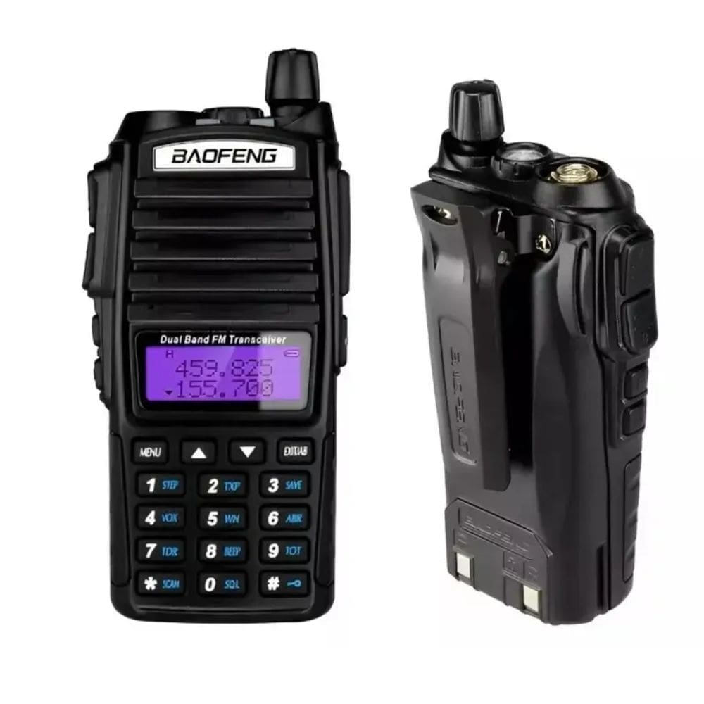 Rádio Comunicador Baofeng Walk Talk UV-82 FM 8W Preto