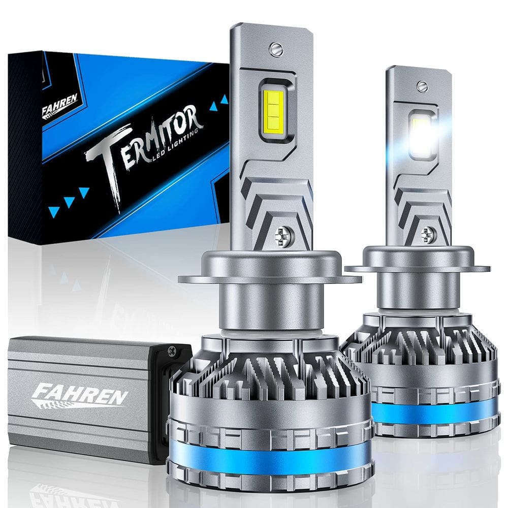Lâmpadas de neblina FAHREN 2024 atualizadas H7 120W 32000LM 6500K (x2)