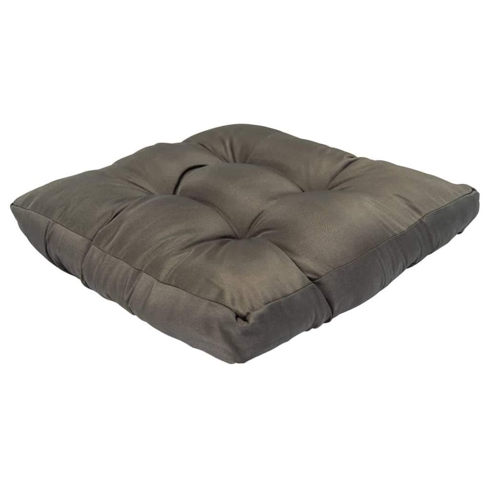 Almofada de palete VidaXL cinza repelente de água 58x58x10cm