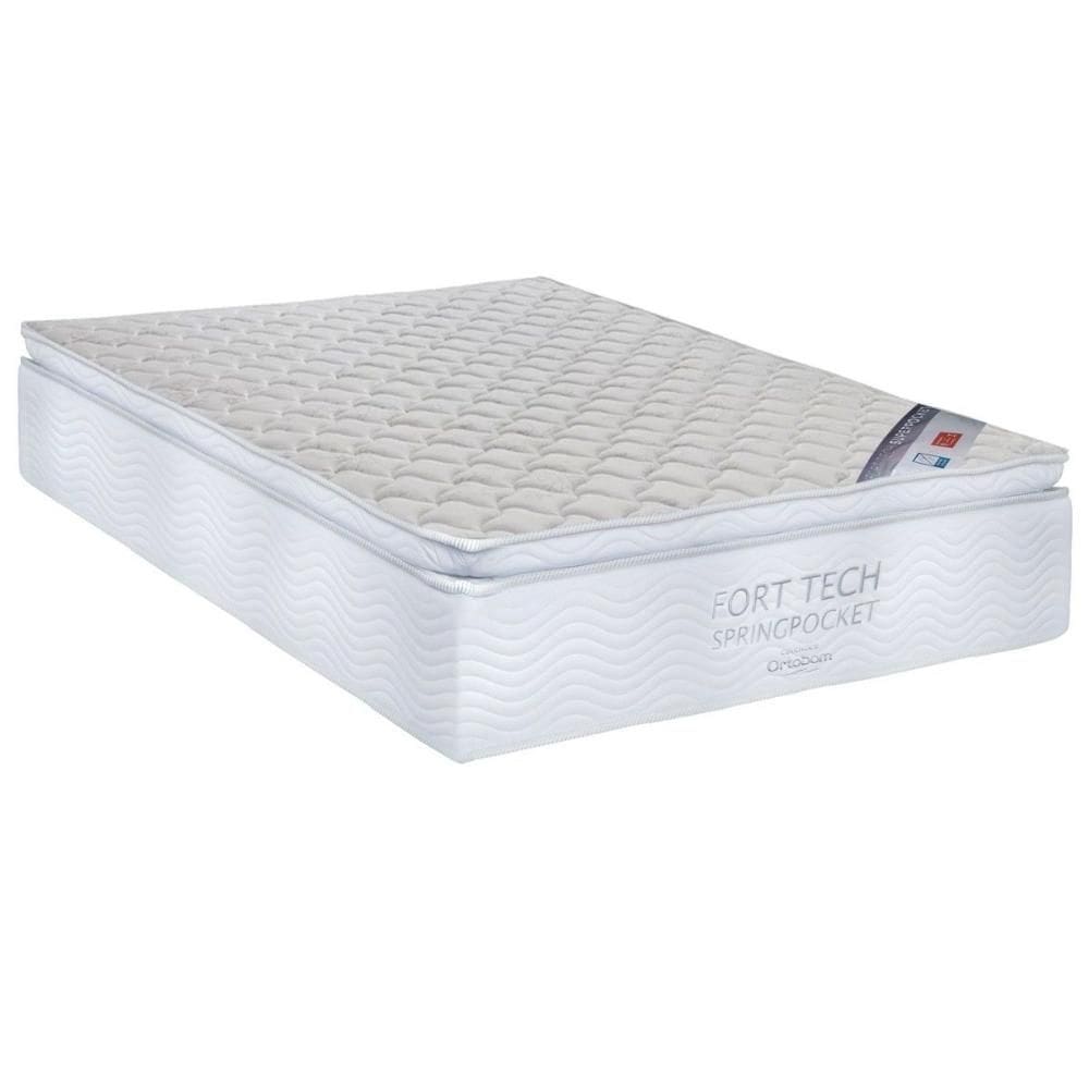 Colchão Casal Molas Ensacadas Molas Ensacadas Fort Tech OrtoPillow (138x188x34) - Ortobom