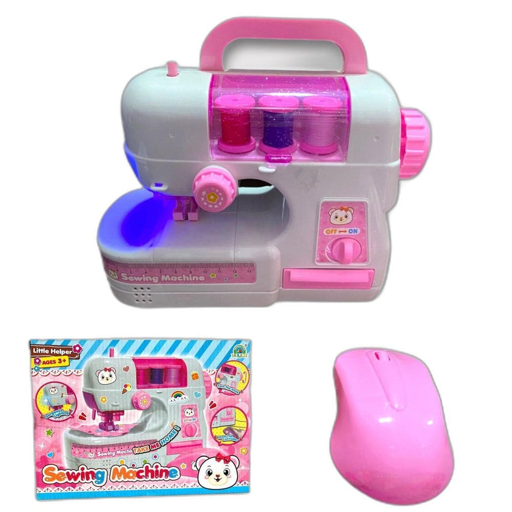 Brinquedo Maquina De Costura Infantil Conjunto Mini Ateliê