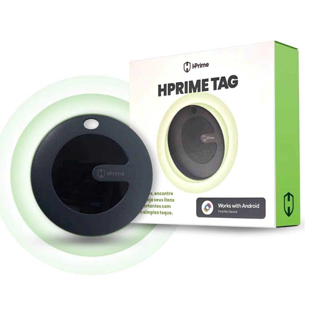 Hprime Rastreador A1r Tag Localizador Andr0id autêntico Preto
