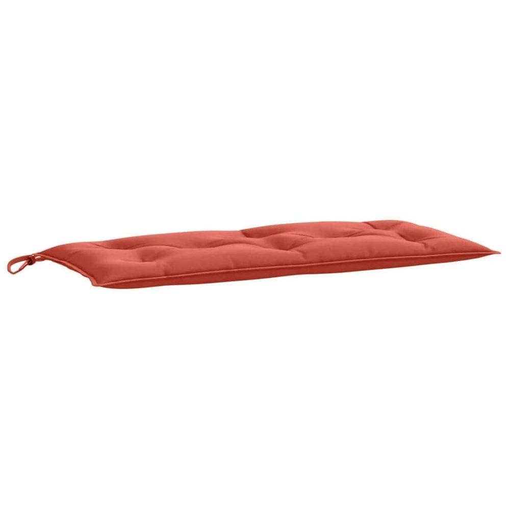 Almofada de banco de jardim vidaXL 100% poliéster vermelho mesclado