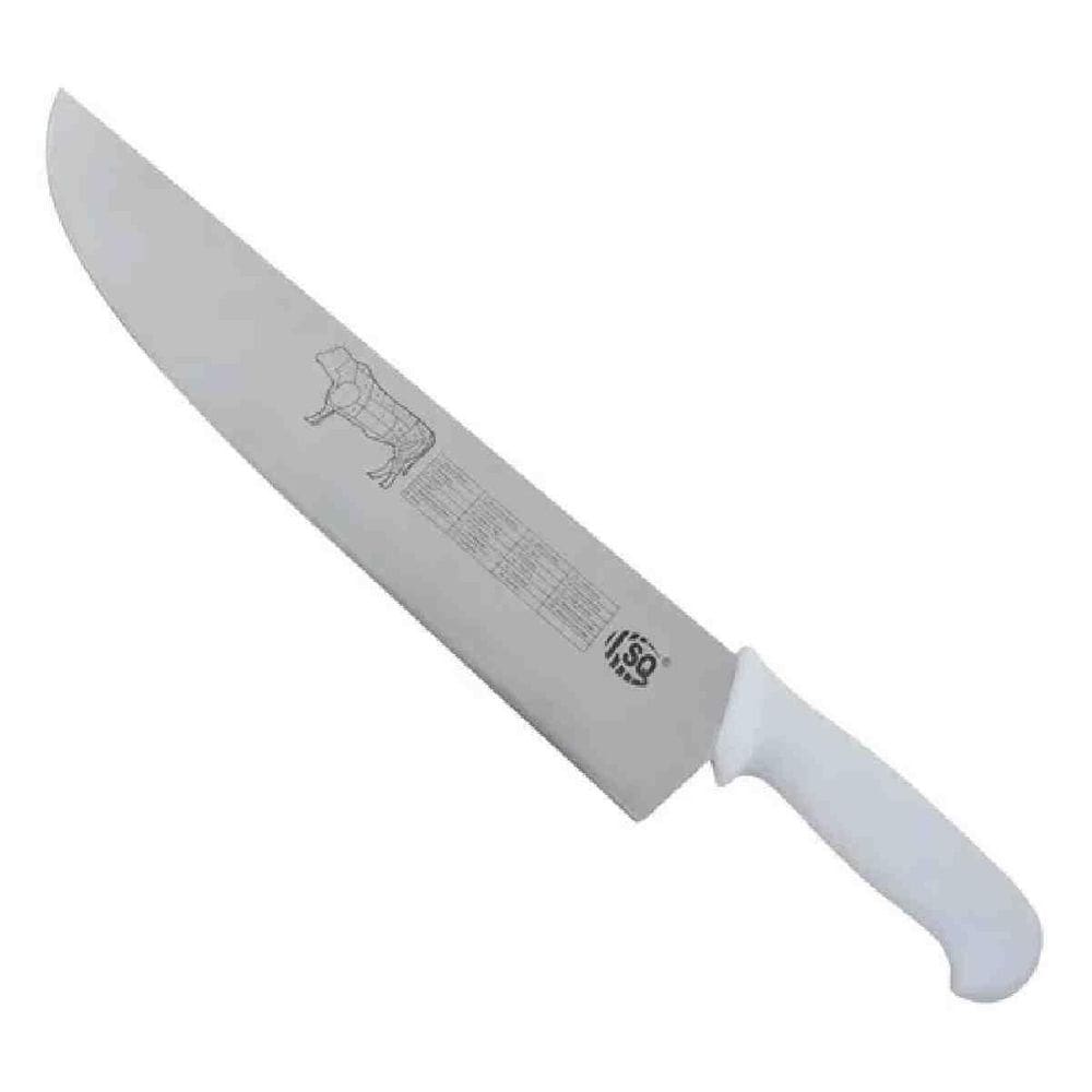 Faca De Carne  Aço Inox Nº12 Cabo Branco Ashoria