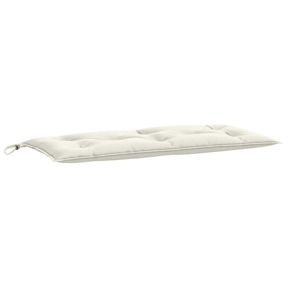 Almofada de banco de jardim vidaXL Cream Melange 100% poliéster