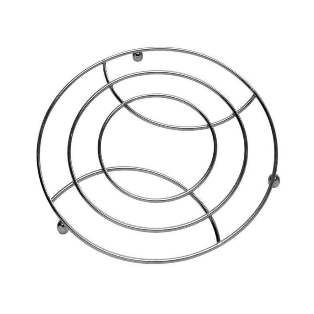 Descanso para panela em aço inox médio - mimo style - asa35