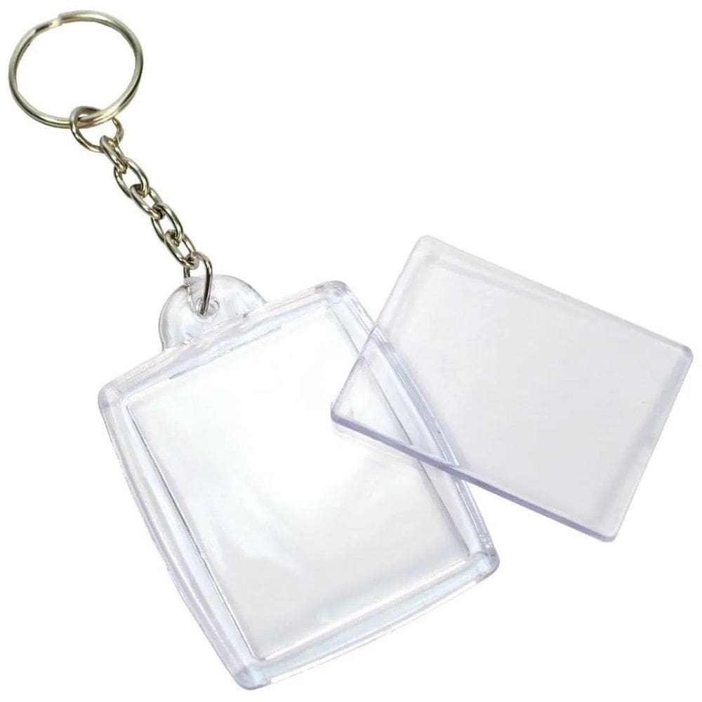 Chaveiro Acrílico Porta Retrato Foto 3X4 12 Unidades Duzia