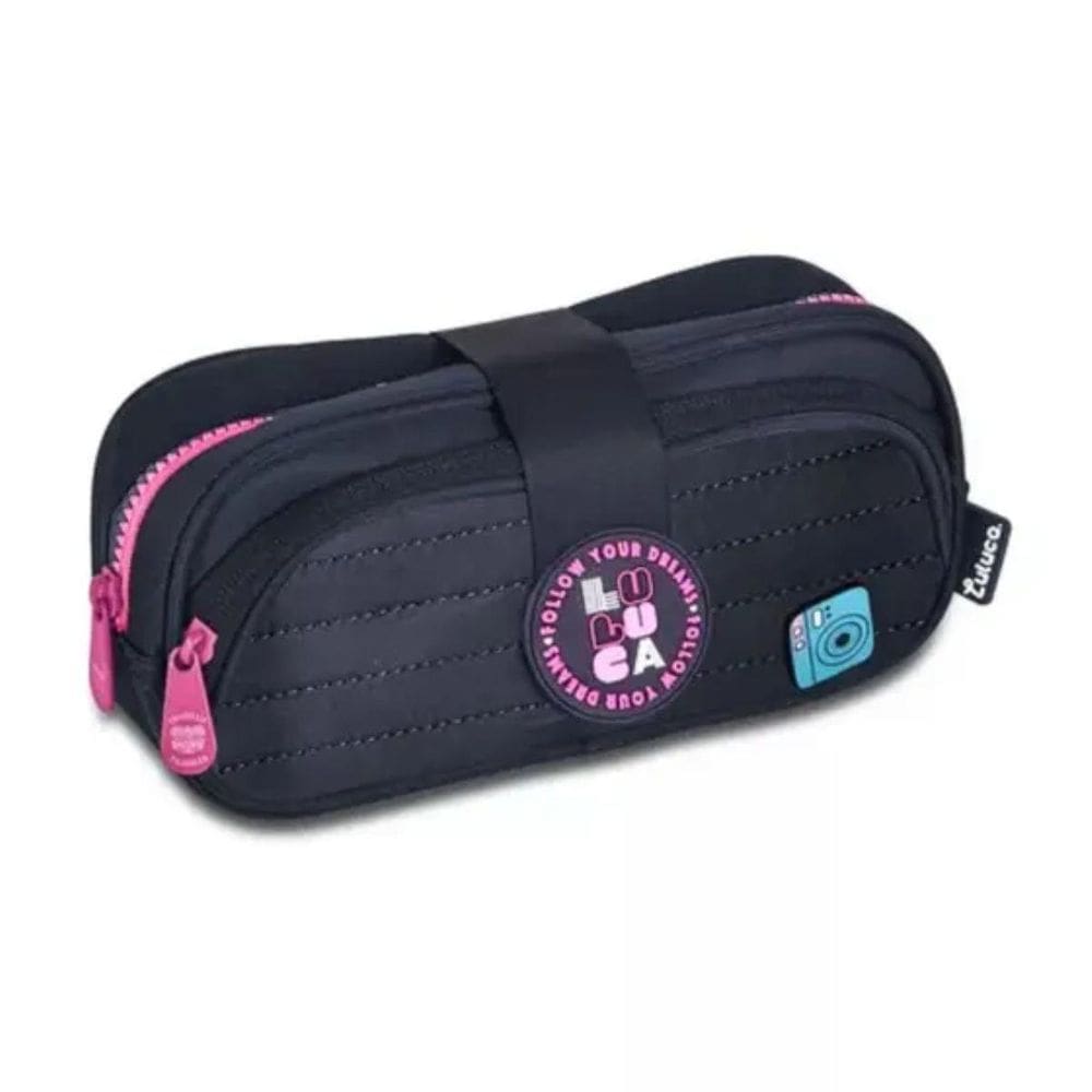 Estojo Luluca Estojo Escolar Feminino Bolsinha Organizadora