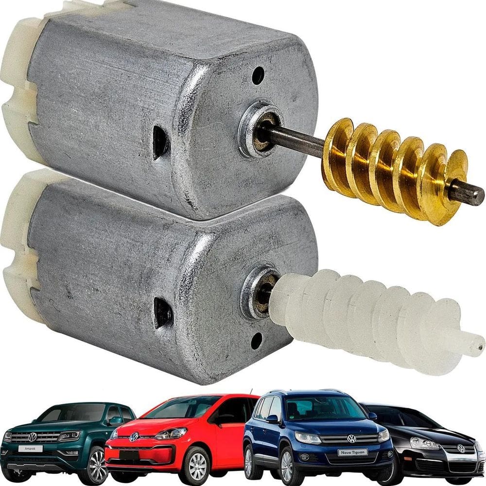 Kit 2 Motor Fechadura Trava Eletrica Amarok Fox Crossfox