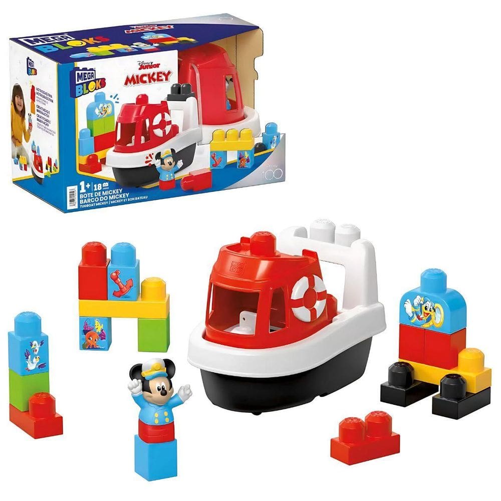 Mega Bloks Disney Jogo De Construção Barco Do Mickey Mattel