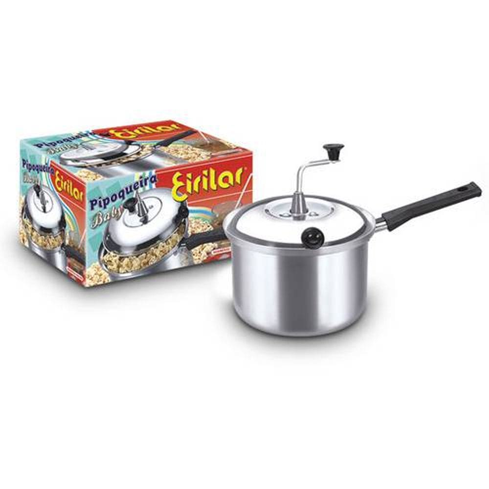 Panela Pipocas Eirilar Baby 20cm Alumínio Polido