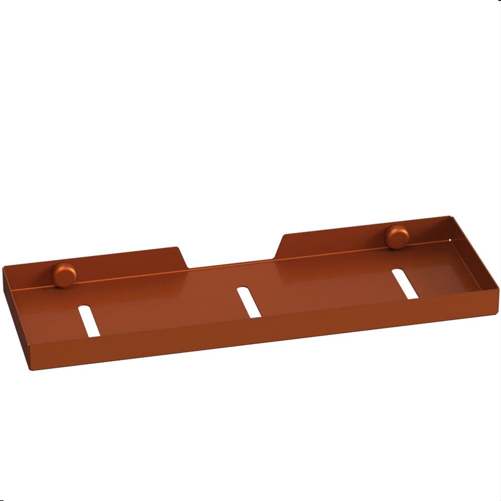 Suporte Porta Shampoo Prateleira Rose Gold De Parede Plus