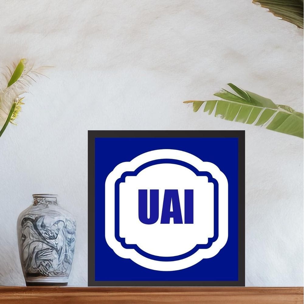 Quadro Mineiro Gíria Uai - 33X33Cm