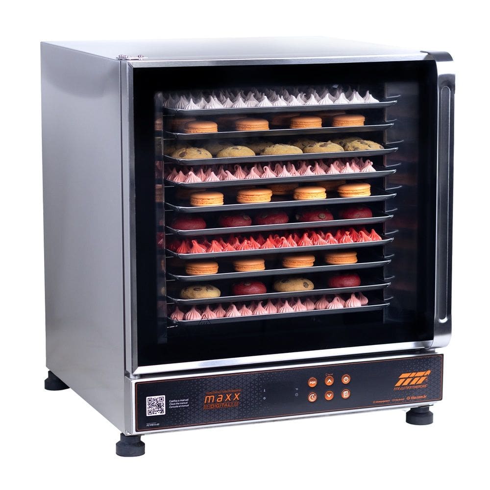 Forno Elétrico de Convecção FETPD Maxx 10 Assadeiras Modelo Turbo Professional Digital Titã
