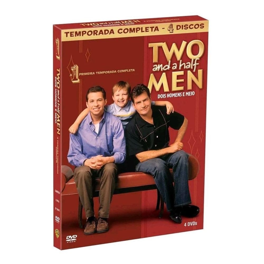 Coleção Dvd Two And A Half Men: 1ª Temportada 4 Dvds