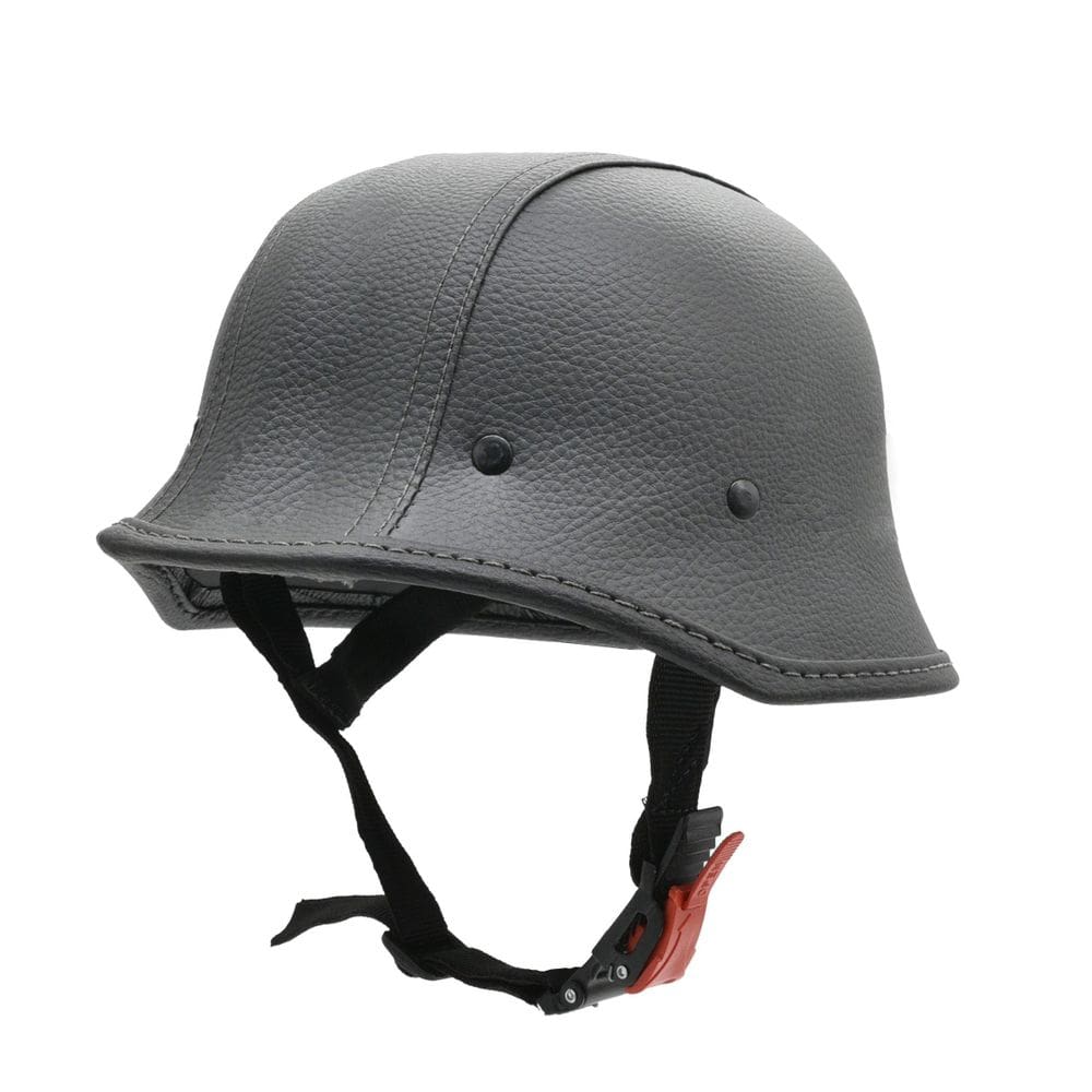 Capacete Bike/Scooter Br101 Alemão War Revestido Preto P