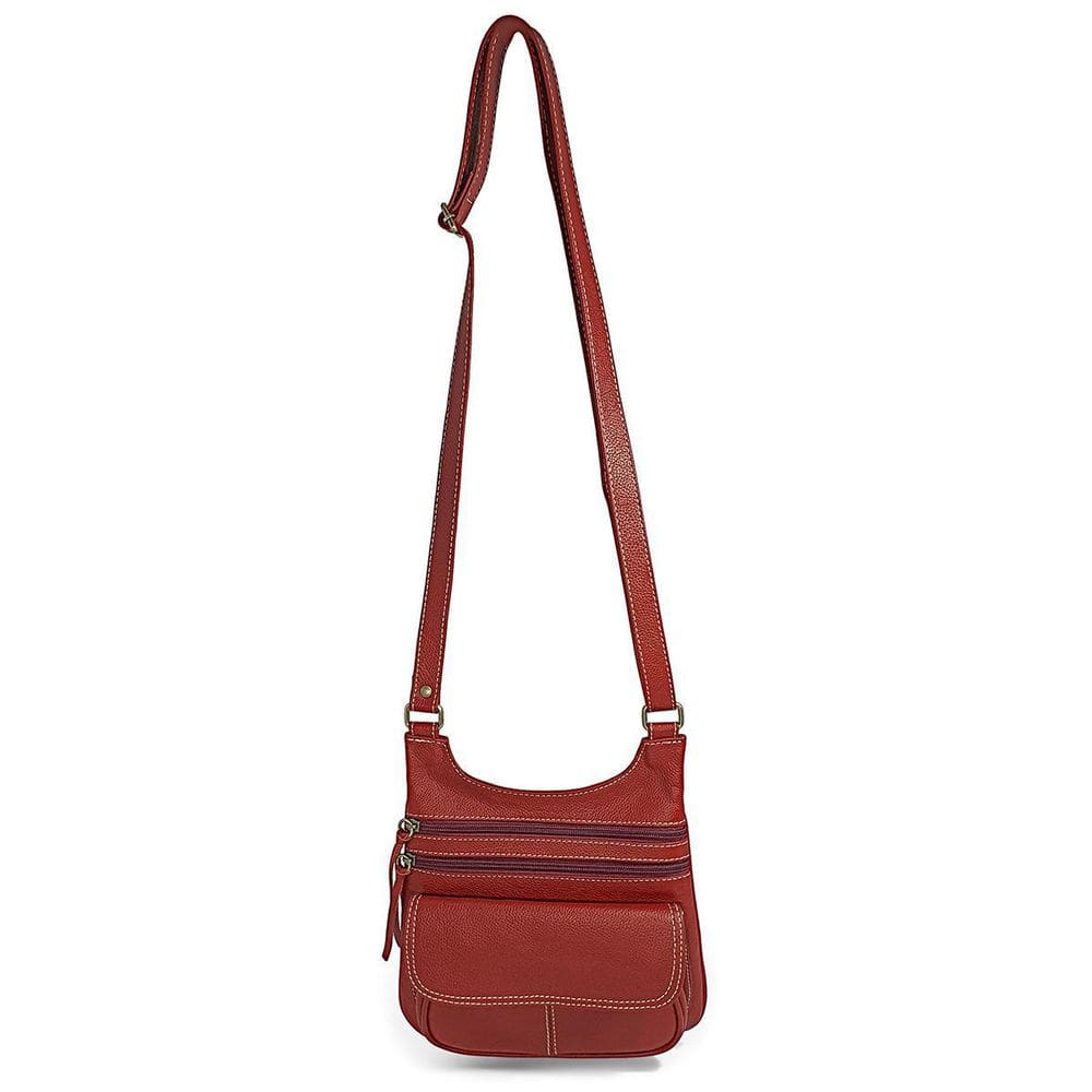 Bolsa Feminina Pequena Feita De Couro Alça Tiracolo