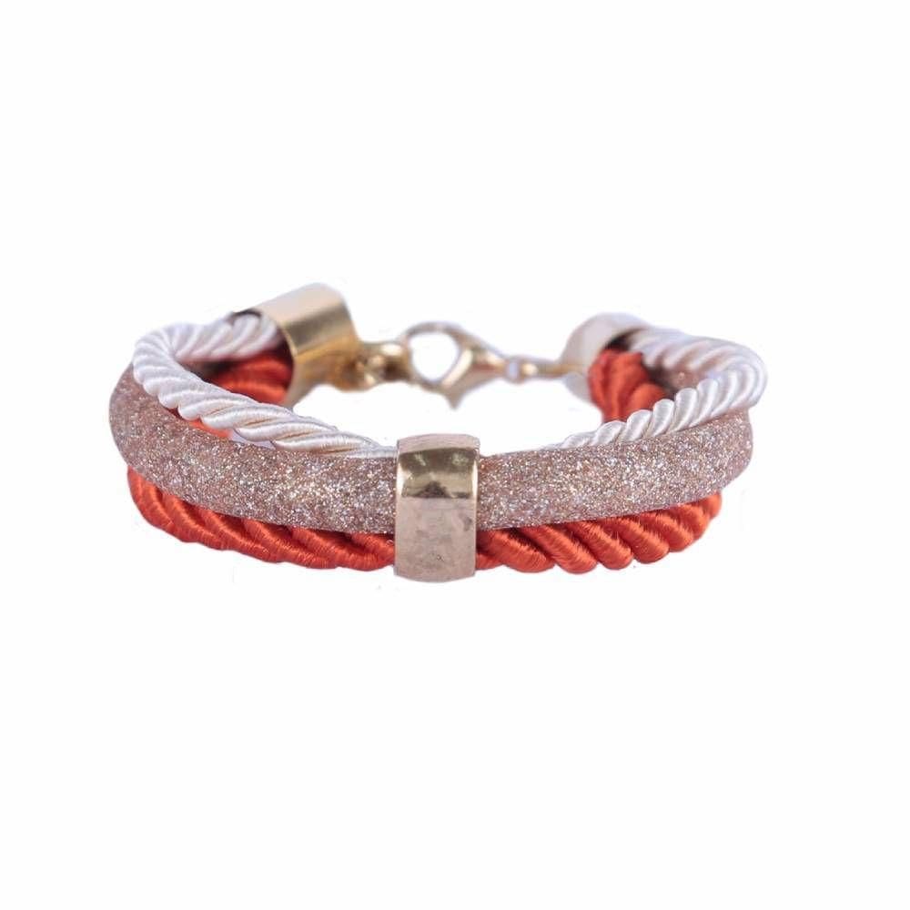 Pulseira Armazem Rr Bijoux Cordão Ferrugem