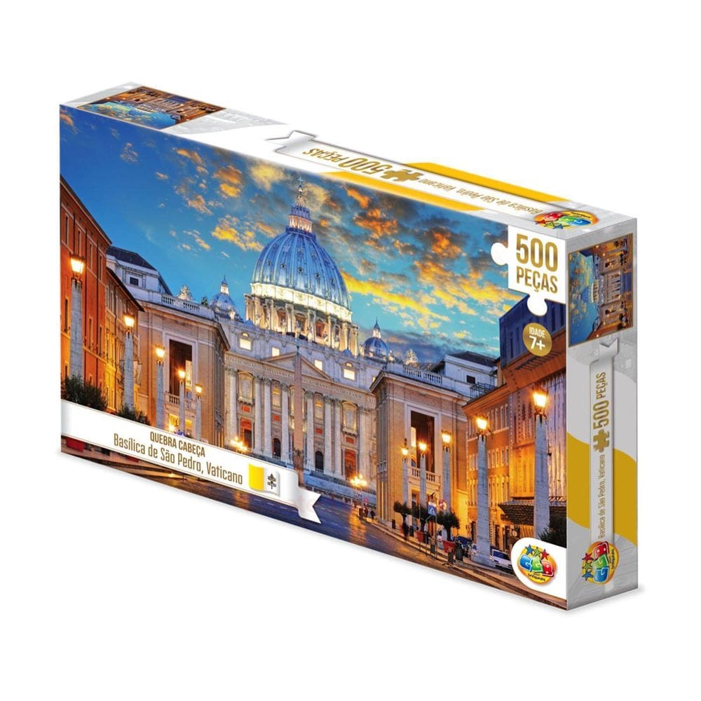 Quebra Cabeça 500 Peças - Basílica De São Pedro, Vaticano