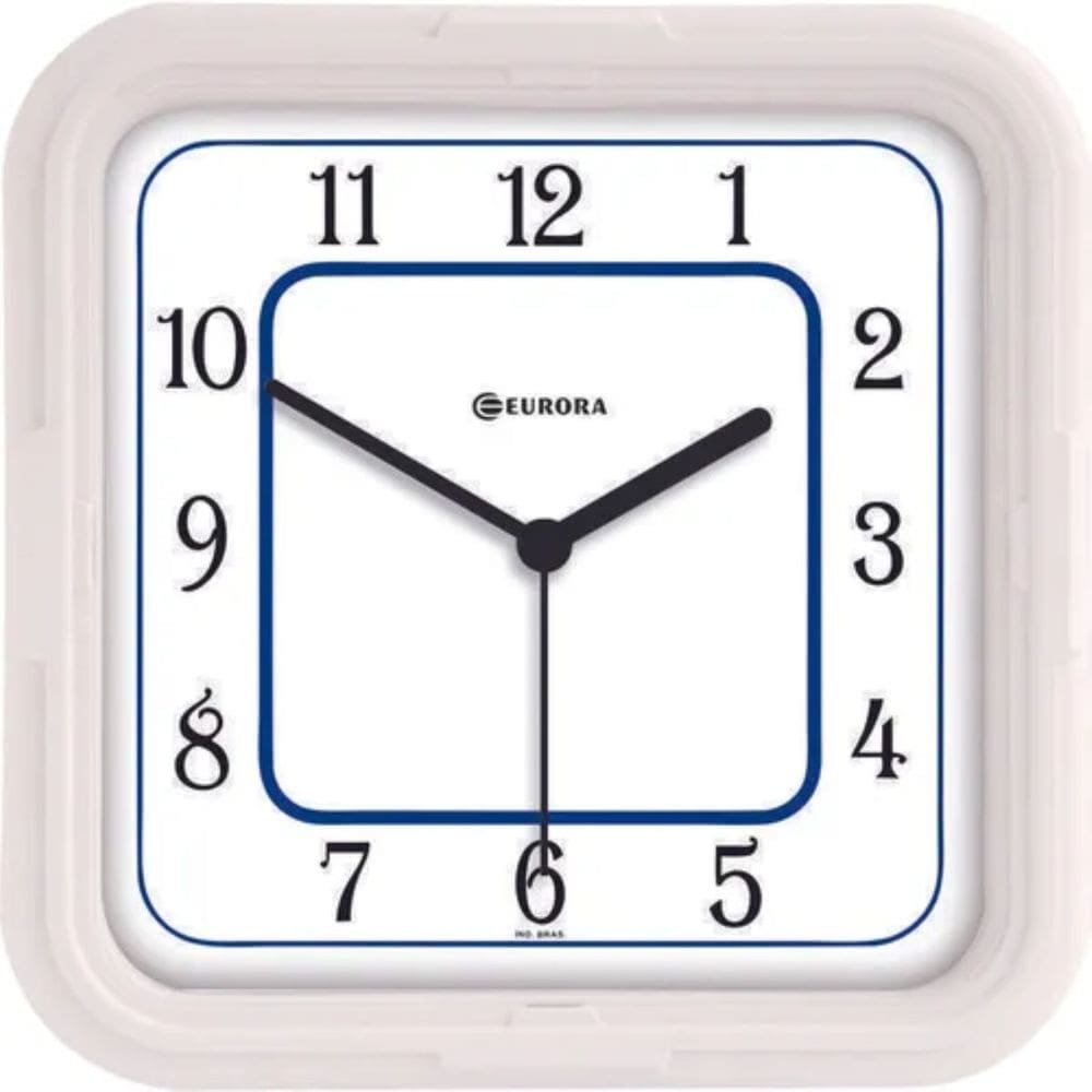 Relogio de Parede Branco TWI Eurora 6551 141