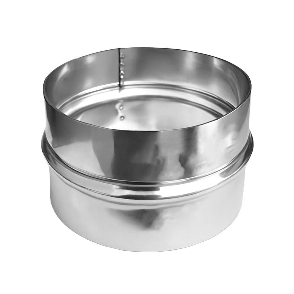 Anel Inox Ø 110mm Para Cano Chaminé Fogão a Lenha - 1901 N°1 Hedlund