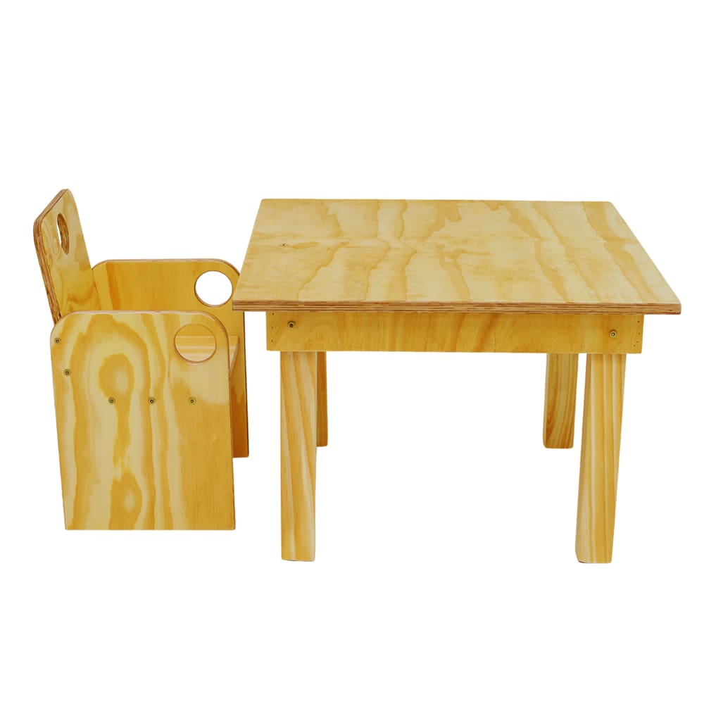 Conjunto de Mesa Infantil (40 cm de altura) e 1 Cadeira Baby