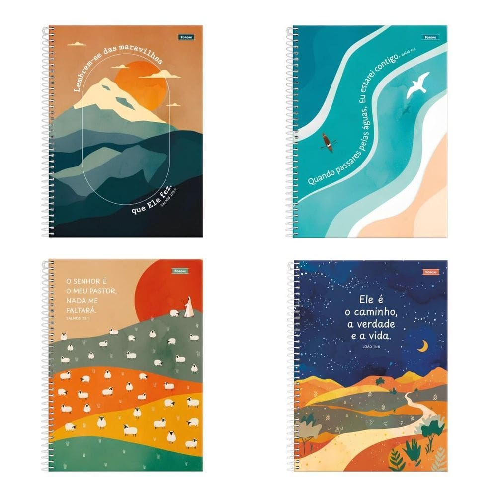 Caderno Universitario 10 Materias 160 Folhas Grace Foroni