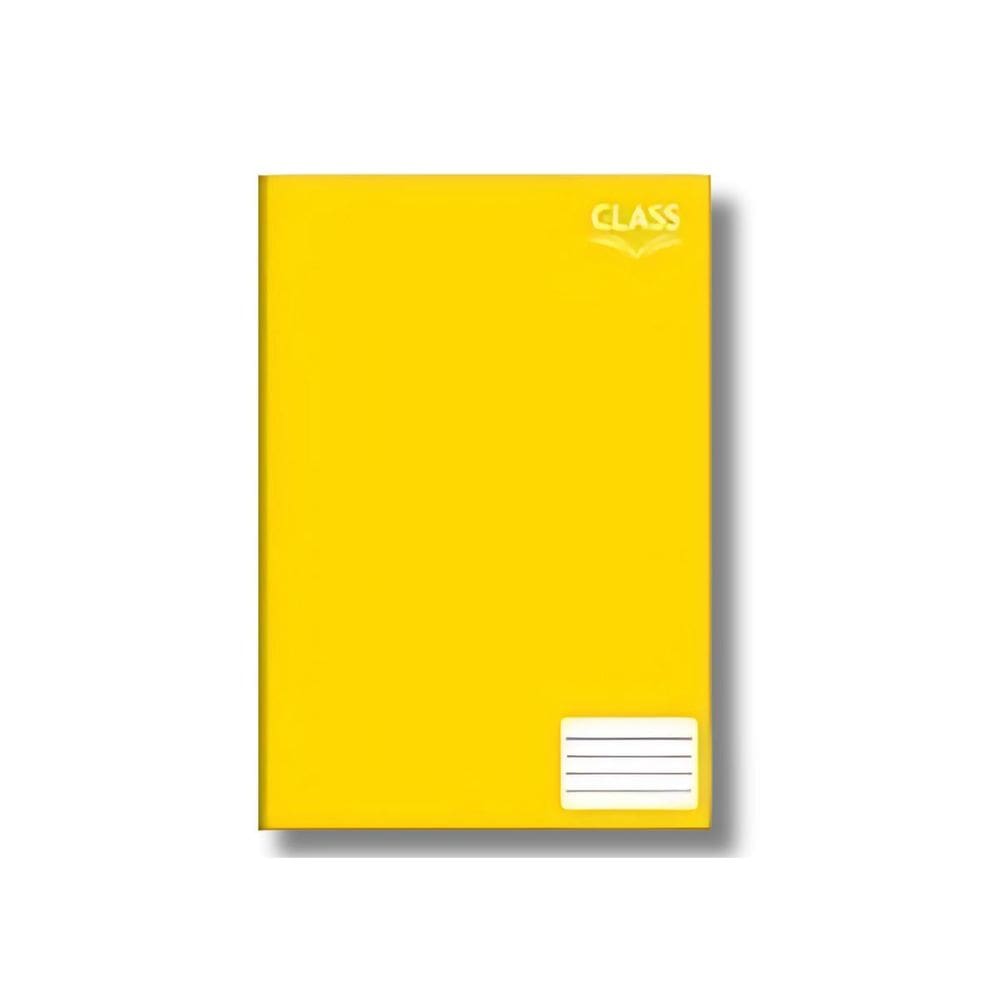 Caderno De Brochura Escolar 80Fls Class Amarelo Foroni