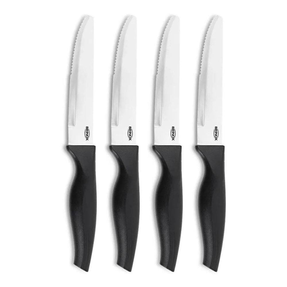 Conjunto De 4 Facas Para Churrasco Jumbo Cross -Brinox