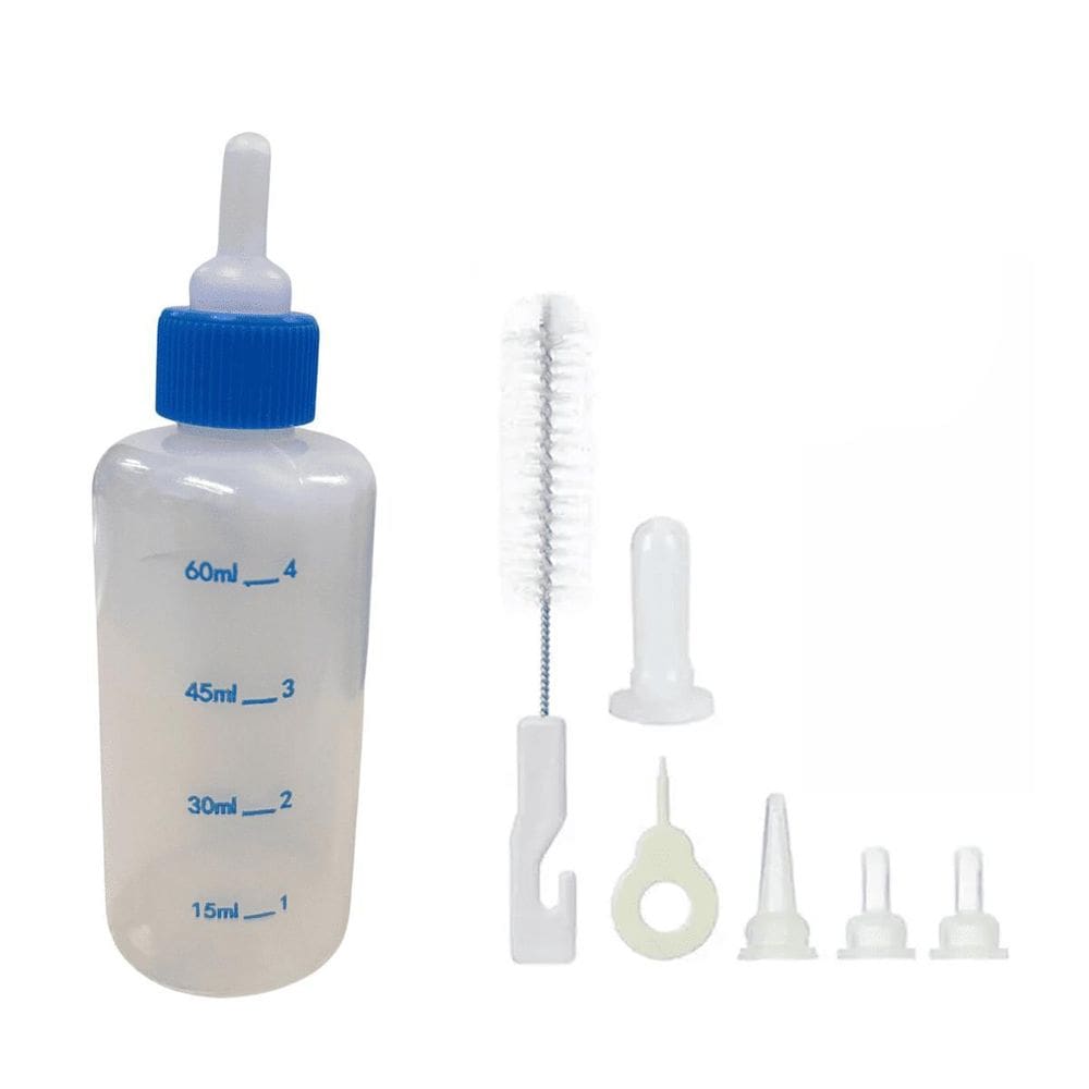 Mamadeira Para Cães E Gatos Filhotes 4 Bicos 60 Ml Premium