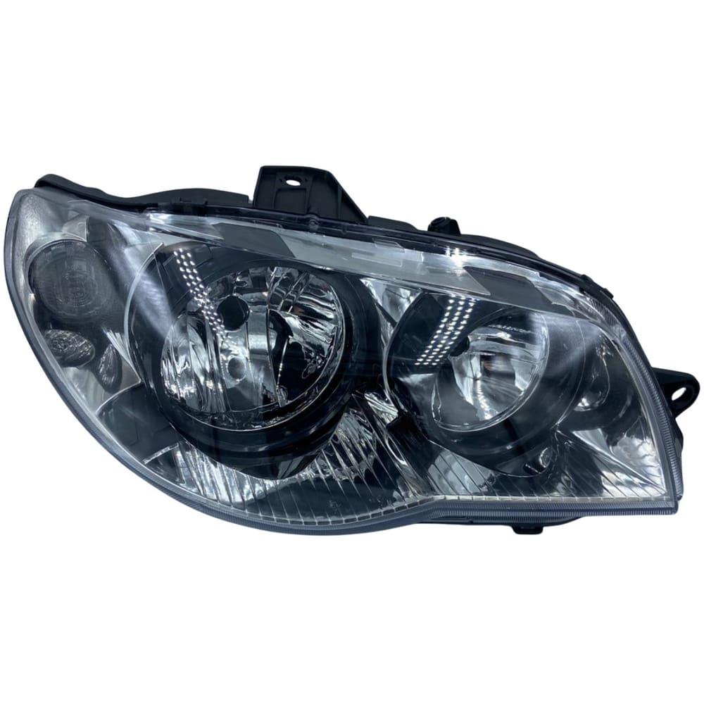 Farol Palio Strada Siena G3 04 A 15 Cromado Aro Preto