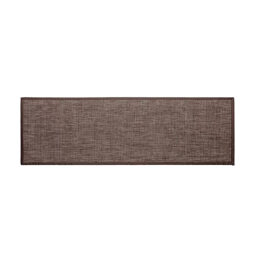 Tapete Passadeira Pratik Antiderrapante 60x180cm - Jolitex - Castanho