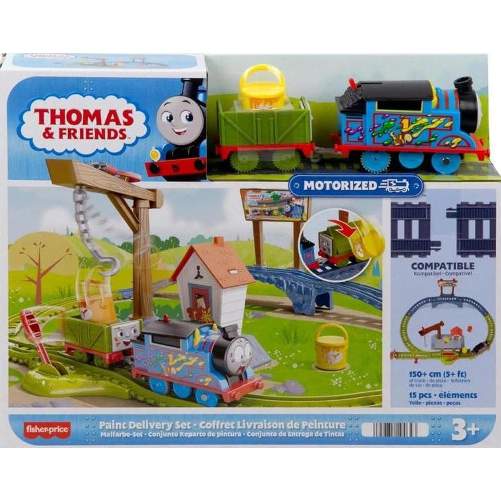 Fisher-Price Thomas e Seus Amigos Trem de Entrega de Tintas - HTN34 - Mattel