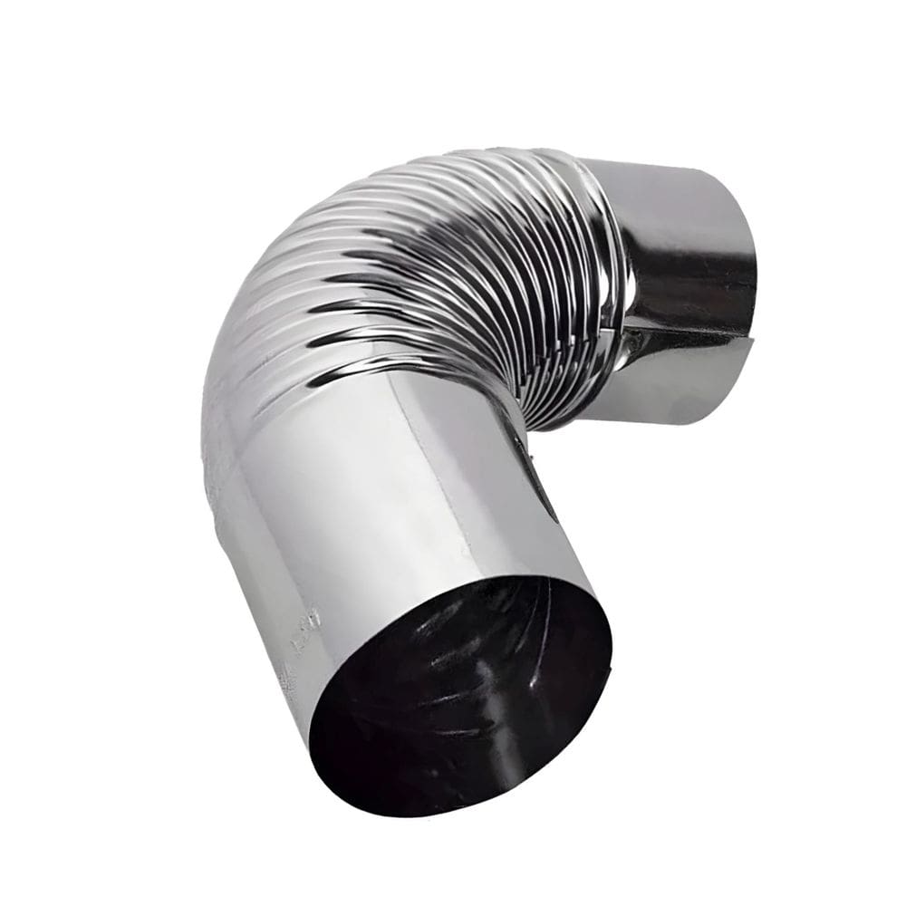 Curva Chaminé Inox Ø 110mm Cano Joelho 90º Fogão Lenha N°1 - Hedlund