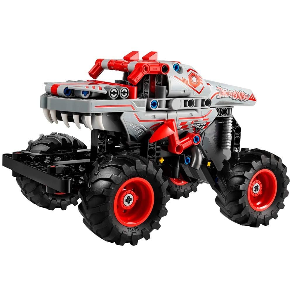 Bloco de Montar - TECHNIC – Monster Jam - ThunderROARus de Puxar- 232  peças - LEGO