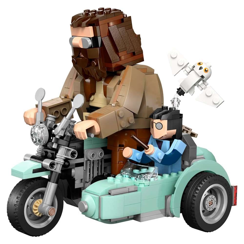 Bloco de Montar - Harry Potter - Passeio de Moto de Hagrid e Harry - 617  peças - LEGO