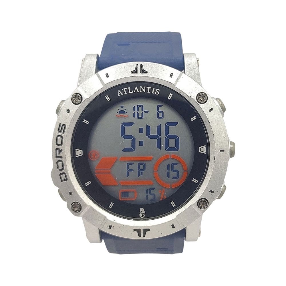 Relógio Atlantis Digital Bonito Cinza Resistente à Água 5atm