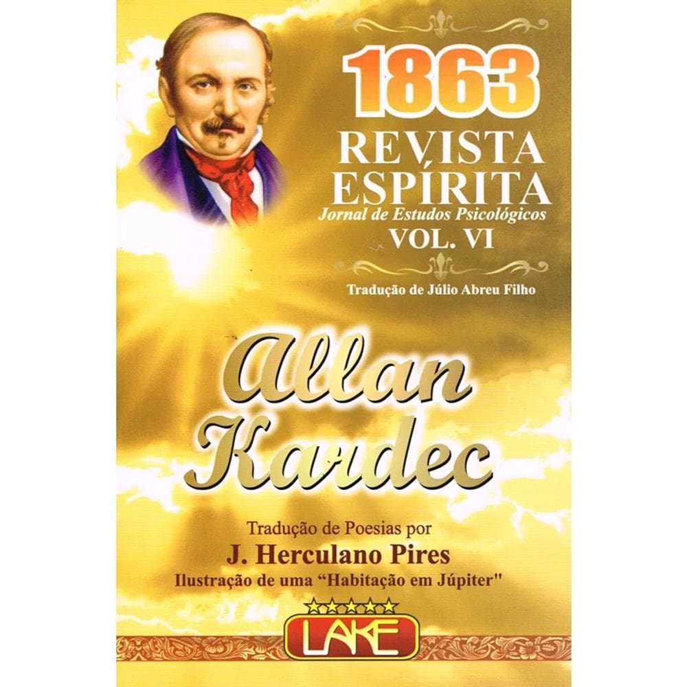 Revista Espírita 1863 Jornal De Estudos Psicológicos VOL. VI