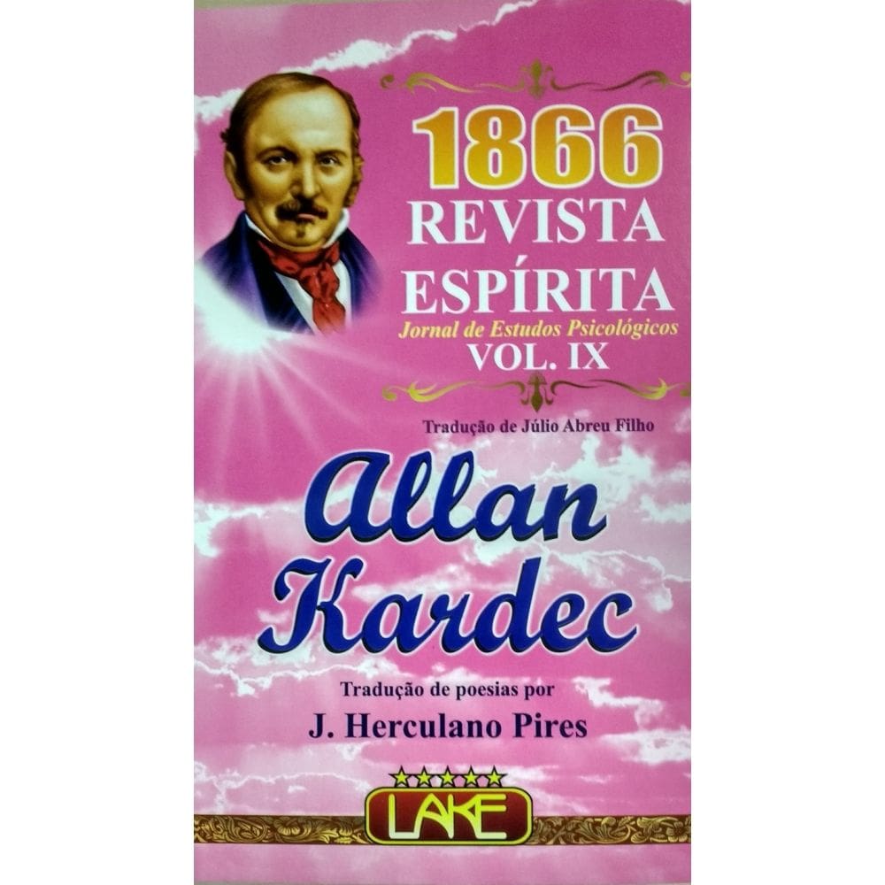 Revista Espírita 1866 Jornal De Estudos Psicológicos VOL. IX