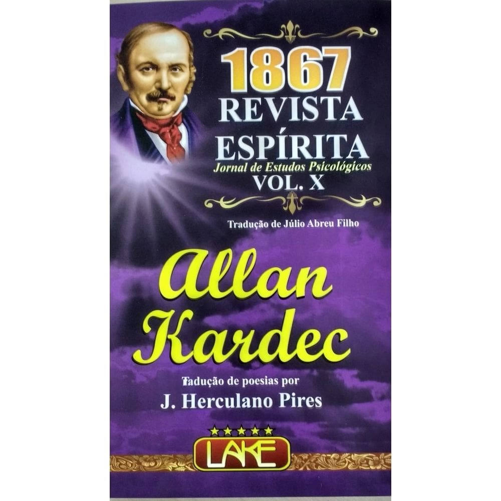 Revista Espírita 1867 Jornal De Estudos Psicológicos VOL. X