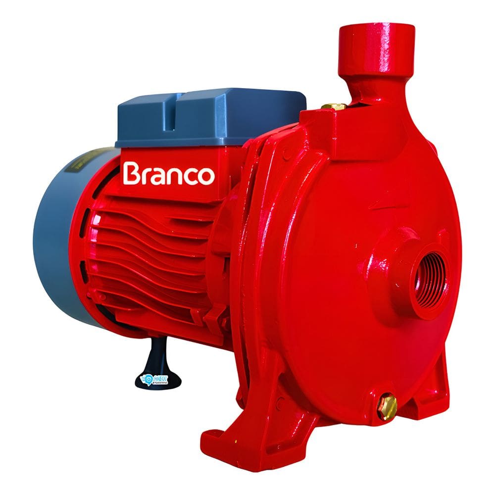 Bomba D`agua Centrifuga Branco 1,0cv Bivolt Rotor Em Latão