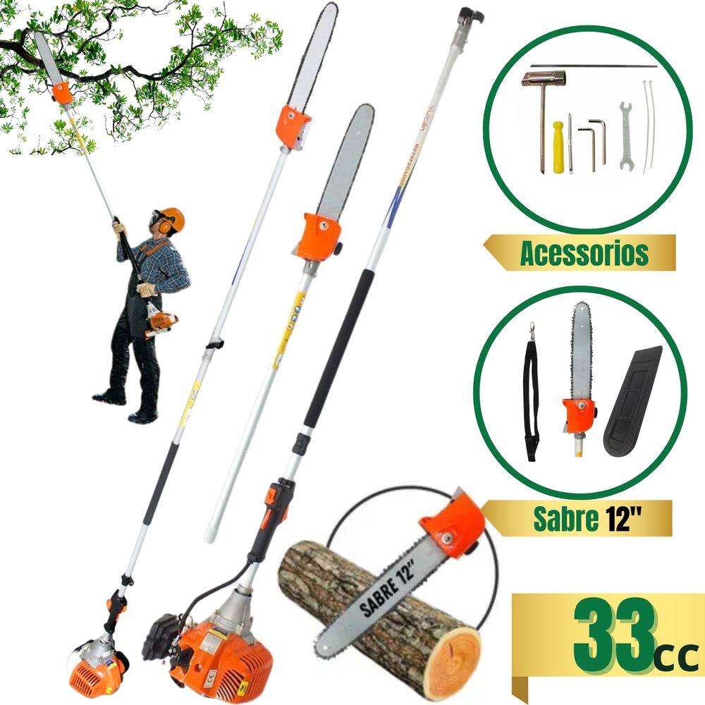 Motopoda Com Extensor Vulcan Trent Vp3300l A Gasolina Profissional 1,3hp