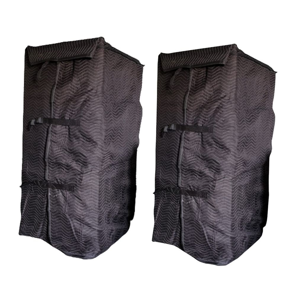 Tampa de geladeira Mytee Products preta acolchoada 38x70cm, pacote com 2