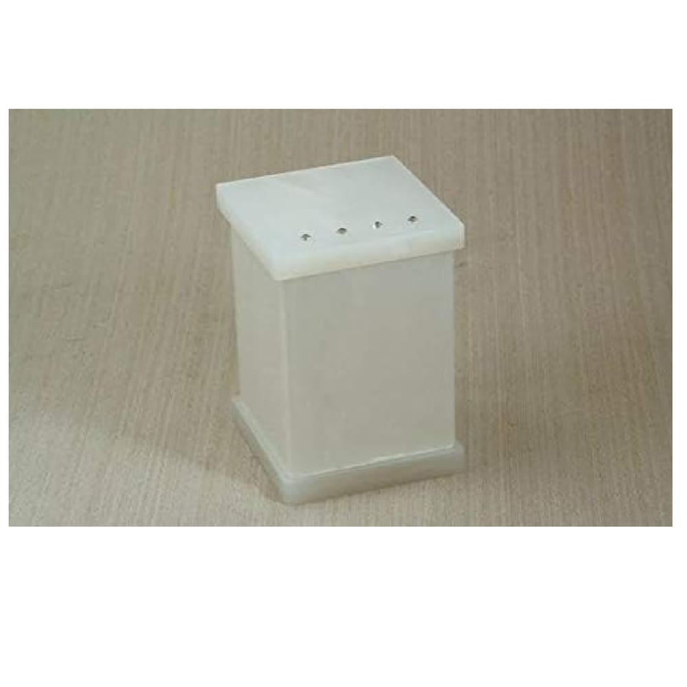 Porta Algodão/Porta Cotonetes em Acrílico Com Strass Pérola Decor Acrílicos