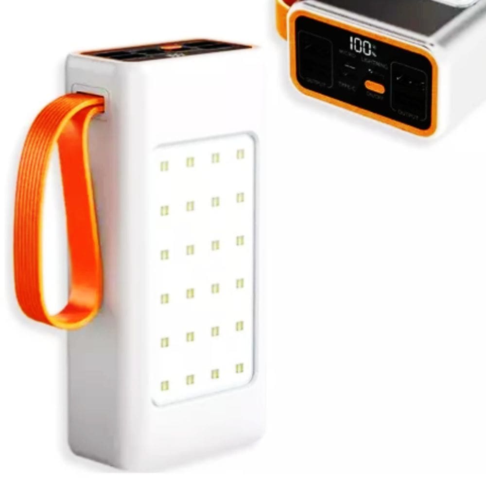 Powerbank Carregador Portátil 30.000mAh 22.5W Modo de Luz Ecrã Led