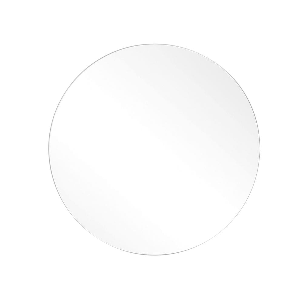 Espelho Base de Acrílico Redondo 20CM Multiuso Decorativo Com Adesivo Dupla Face