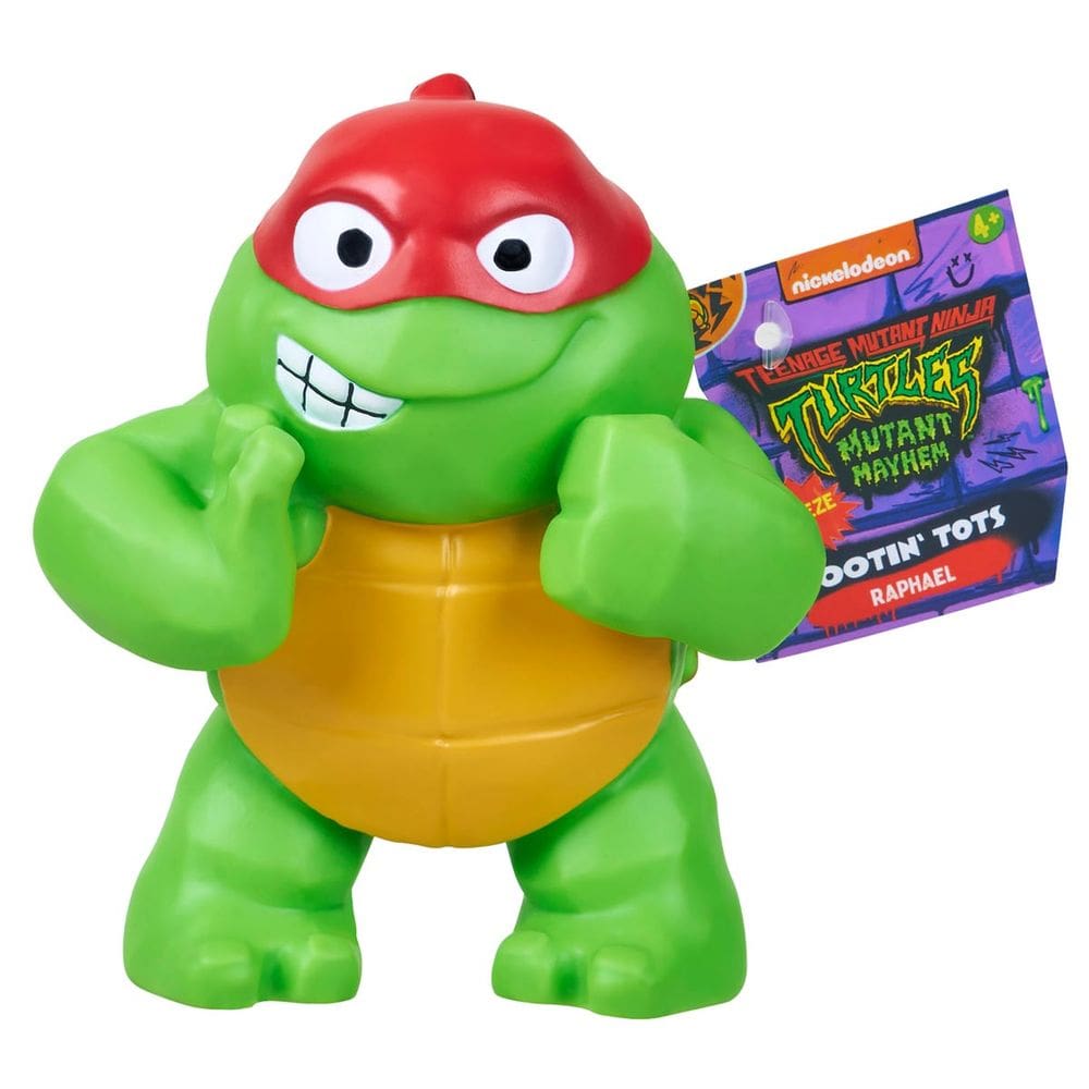 Boneco Raphael Tootin` Turtle Tots - As Tartarugas Ninja