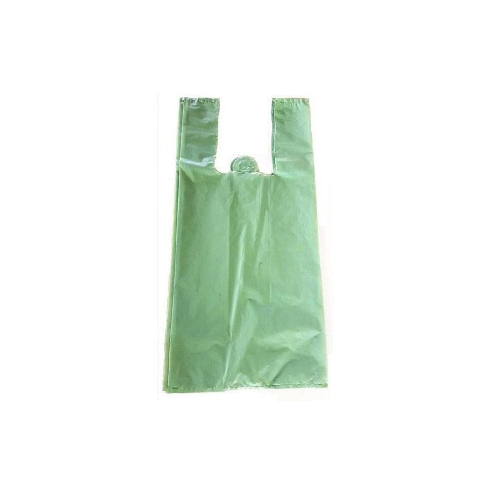 Sacola Plástica Reciclada 50x60 Verde 15kg